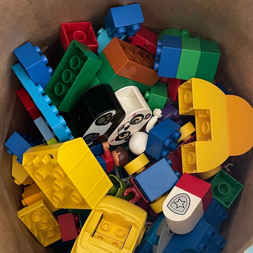 4 lbs assorted Duplo block lot